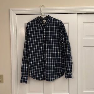 Jcrew Mens Button Up. Green/blue/white